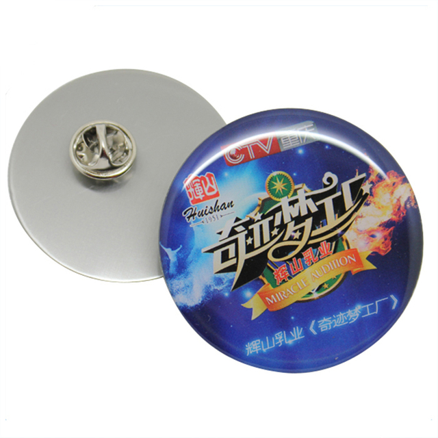 تخصيص الطباعة CMYK التلبيب دبوس مع الايبوكسي