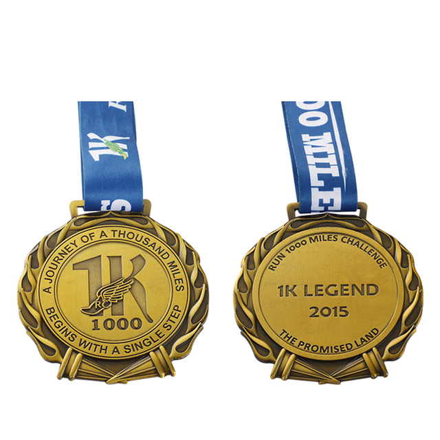الميدالية الذهبية للجري المخصص، الظاهرية الافتراضية 1K Run Runner Medal بالقرب مني