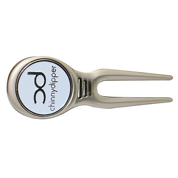 مطلي بالنيكل شعار مخصص جولف ديفت ومشبك القبعة