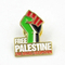 دبوس شارة علم فلسطين من المينا الصلب الناعم