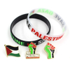 دبوس طية صدر السترة على شكل علم فلسطين من المينا الصلبة الناعمة 